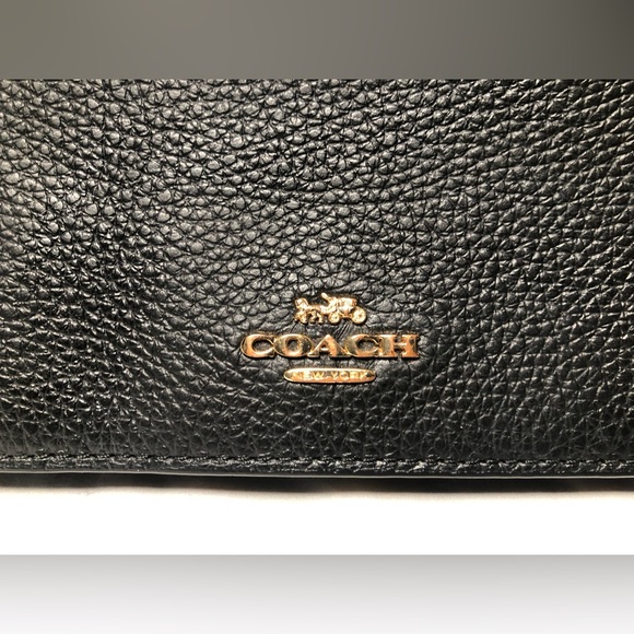 Black Coach Crossbody Purse— VERY NICE - Picture 3 of 12